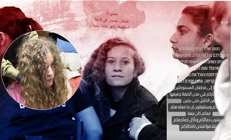 Sahte hesap üzerinden Ahed Tamimi'ye tutuklama! Gözü dönen İsrail ne yapacağını şaşırdı