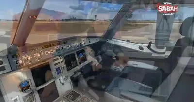 Pilot Yağmur Sarıoğlu’nun 8 yaşındaki oğlu yolcu uçağını indirdi | Video