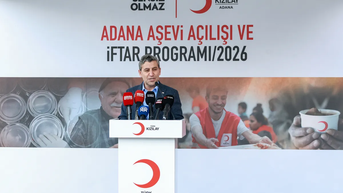 Türk Kızılay, Adana’da aşevini hizmete açtı Türk Kızılay, Adana’da aşevini hizmete açtı