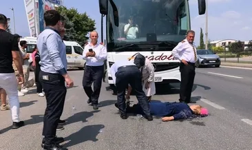 Bursa’da feci kaza! Yolcu otobüsünün çarptığı kadın ağır yaralandı