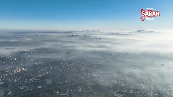 İstanbul’da kartpostallık sis manzarası böyle görüntülendi | Video