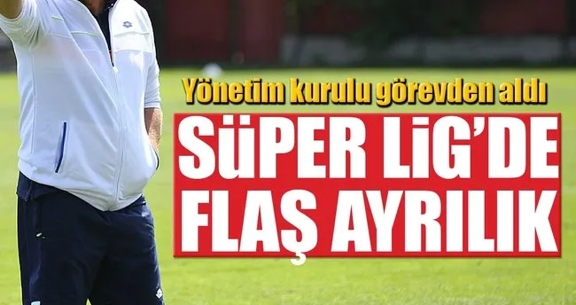 super lig de flas ayrilik spor