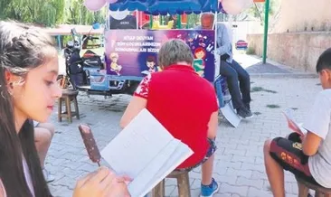 Kitap okuyana dondurma bedava