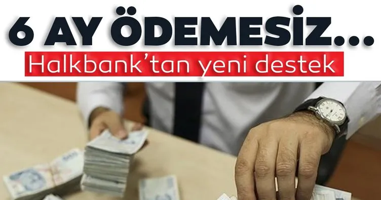 Son dakika: Halkbank’tan yeni destek programı! 6 ay ödemesiz...