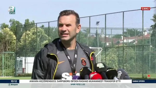Galatasaray Teknik Direktörü Okan Buruk'tan transfer açıklaması! 
