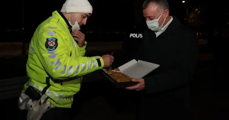 Güvenlik güçlerine tatlı sürpriz