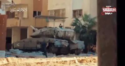 Kassam Tugayları, İsrail tanklarına patlayıcıyı böyle yerleştirdi | Video
