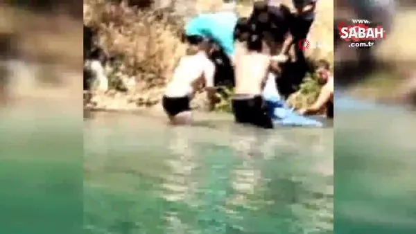 Halfeti gezisi facia ile son buldu! Dengesini kaybeden üniversite öğrencisi köprüden suya düştü | Video