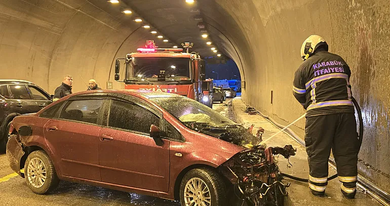 Tünel girişinde kaza: 7 kişi yaralandı!