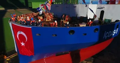 İÇDAŞ-5 gemisi suya indirildi