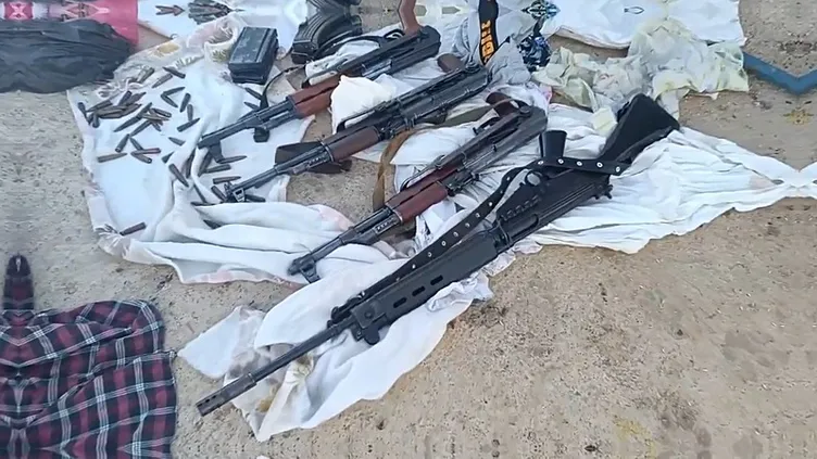 Şanlıurfa’da silah kaçakçılarına operasyon: Bakın silahlar nereden çıktı!