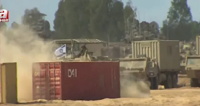 İşte İsrail’in katliam tankları! ATV haber anbean görüntüledi