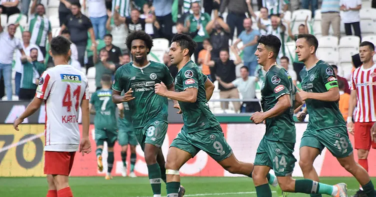 Konyaspor, Ümraniyespor’u 1-0 mağlup etti!