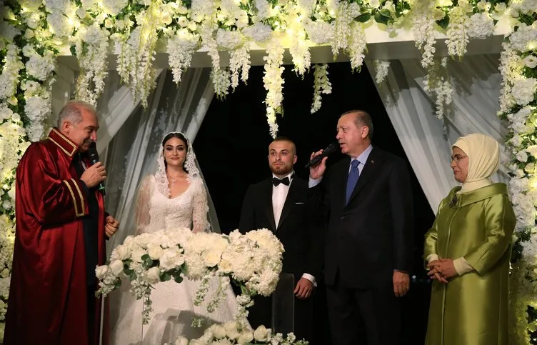 Gökhan Töre, Cumhurbaşkanı Erdoğan'ın şahitliğinde evlendi