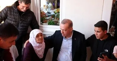Başkan Erdoğan, Zülfiye Teyze’yi ziyaret etti