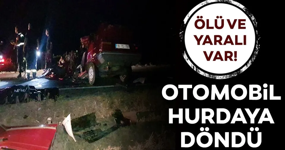 Son dakika! Kamyonun altına giren otomobil hurdaya döndü! Ölü ve yaralı var
