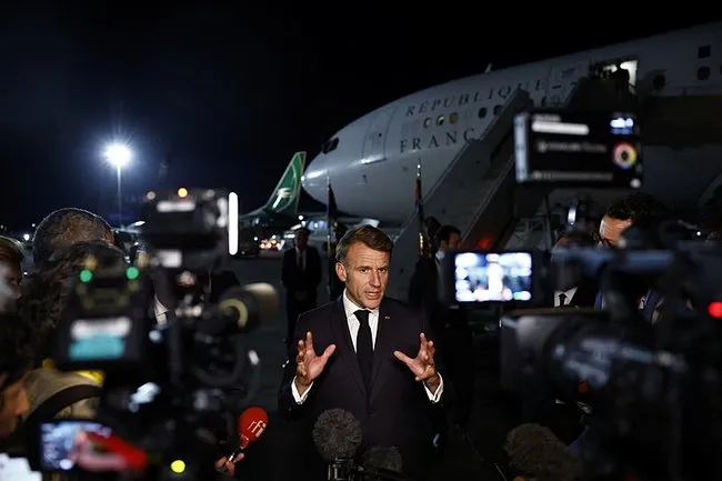 Macron’dan Gazze açıklaması: İnsani yardımların girişleri hızlandırılacak