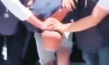 Ayasofya’da ‘deli’ saldırı