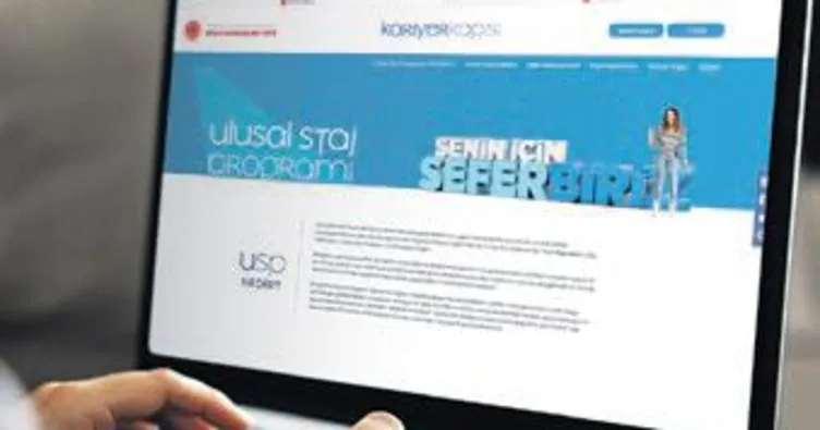 Bir ayda 100 binden fazla gence staj