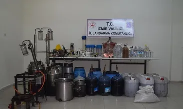 Jandarmadan sahte içki operasyonu