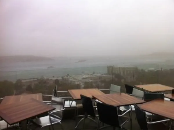 İstanbul’da fırtına