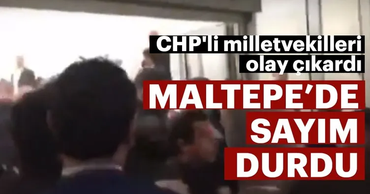 Son dakika haber: İstanbul Maltepe'de sayım durdu