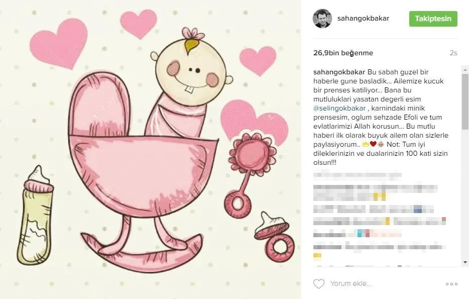 Gökbakar çiftinin bebeklerinin cinsiyeti belli oldu Son
