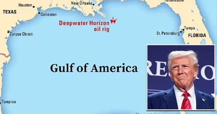 Trump Google’ı ikna etti, haritalar güncellendi: Meksika Körfezi’nin adı değişti!