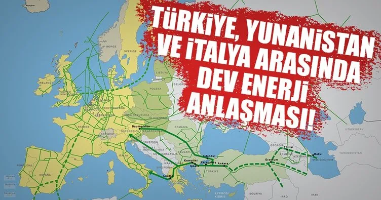 Türkiye-Yunanistan-İtalya doğalgaz ticaretini geliştirmeye yönelik anlaşmayı imzaladı