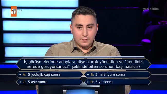 Kim Milyoner Olmak İster’de genç yarışmacı herkesi şaşırttı! İlk iki soruda tüm jokerlerini kullandı