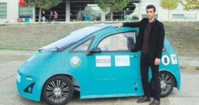 Harika çocuklar elektrikli otomobil üretti