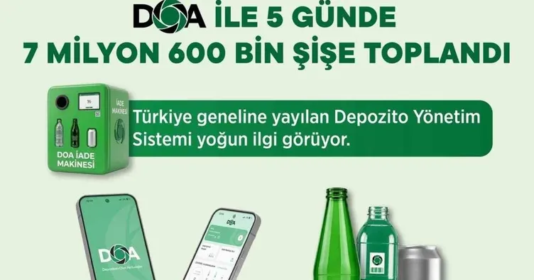 5 günde 7.6 milyon ambalaj toplandı