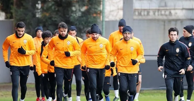Galatasaray, ikinci yarı hazırlıklarına devam etti