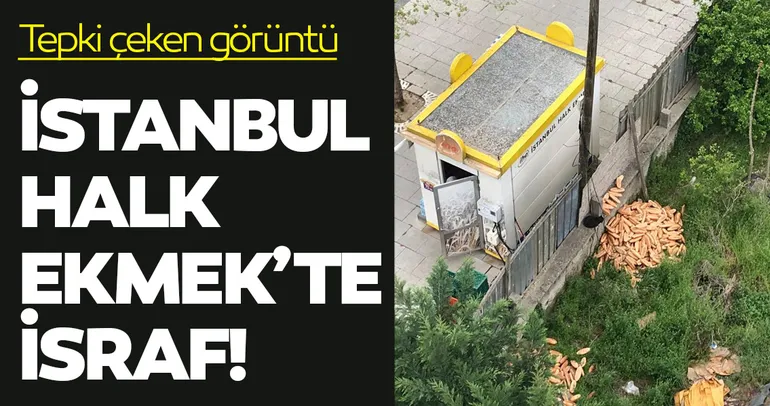 Halk Ekmek büfesinde skandal görüntüler!