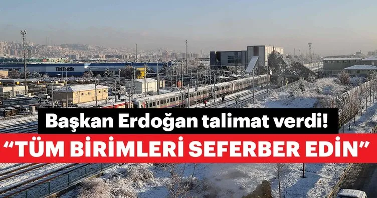 Başkan Erdoğan talimat verdi! Tüm birimleri seferber edin