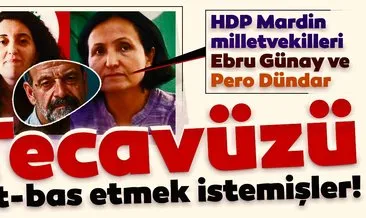 HDP Mardin milletvekilleri Ebru Günay ve Pero Dündar, Tuma Çelik’in tecavüz skandalını ört-bas etmek istemiş!