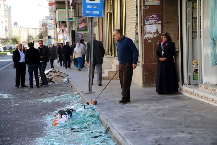 Diyarbakır’da vatandaştan hain saldırıya tepki
