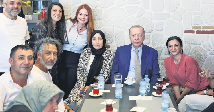 Başkan Erdoğan’dan esnaf ziyareti