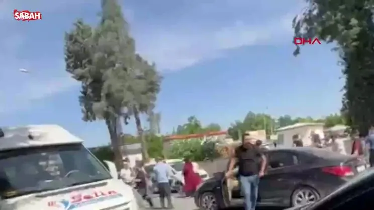 Adliye binası önünde akraba ailelerin kavgası: 5 yaralı, 7 gözaltı | Video