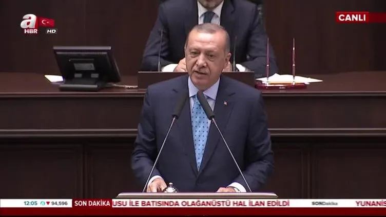 Cumhurbaşkanı Erdoğan AK Parti Grup Toplantısı'nda önemli açıklamalarda bulundu