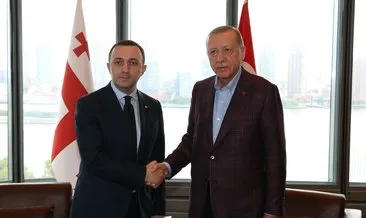 Başkan Erdoğan Gürcistan Başbakanı Garibashvili ile görüştü: Orta Koridor ve Ticaret Hacmi Vurgusu