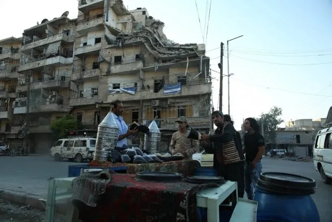 Harabeye dönen Halep’te Ramazan sevinci