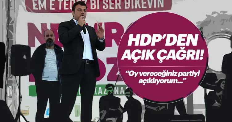 HDP’li vekil Saadet’e oy istedi!