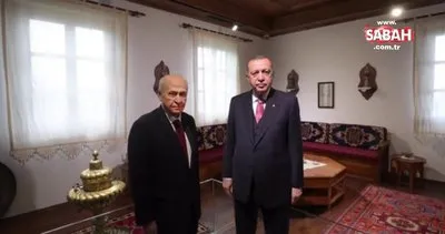 Cumhurbaşkanı Erdoğan ve MHP Lideri Bahçeli’den ilk görüntüler | Video