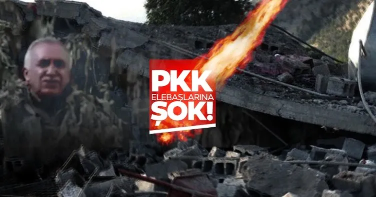 Son dakika haberi: PKK elebaşlarına şok! Gizli toplantı merkezi başlarına yıkıldı