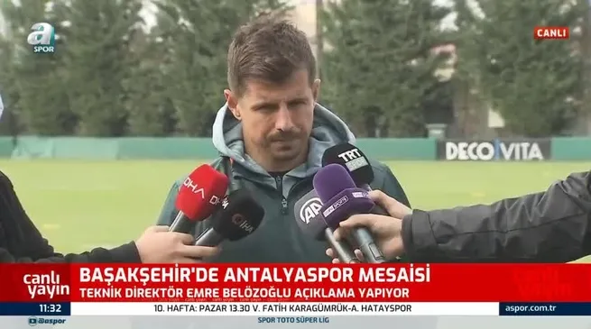 Başakşehir Teknik Direktörü Emre Belözoğlu'dan transfer açıklaması!