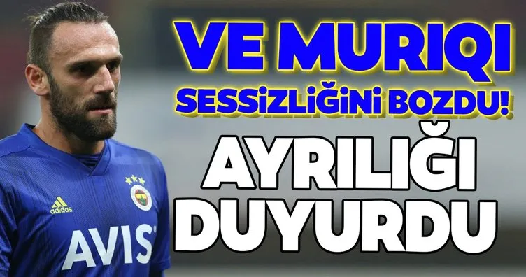 Transferde son dakika: Vedat Muriqi sessizliğini bozdu! Ayrılığı doğruladı