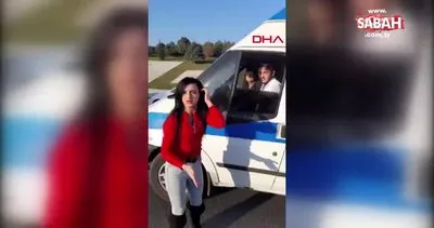 Ambulans şoförünü bıçakladı; kendisini görüntüleyene saldırdı | Video