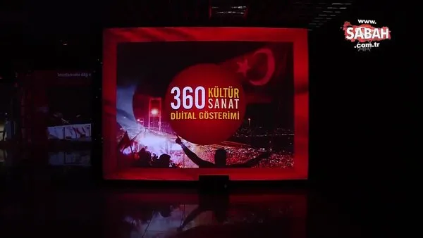 15 Temmuz Destanı, Yenikapı Marmaray'da dijital gösterimle anlatılıyor | Video