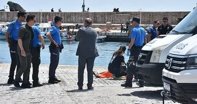 Denizde kimliği belirsiz erkek cesedi bulundu #antalya